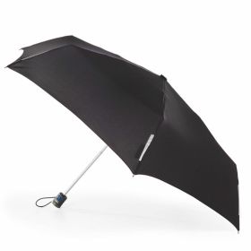 Totes Isotoner TRX Manual Light N' Go Trekker Compact Folding Rain Flashlight Umbrella