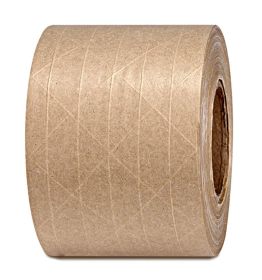 Fiberglass Reinforced Tape 72 mm X 450 ft. Kraft Carton Sealing Tape. Industrial Gummed Kraft Paper Tape for Medium