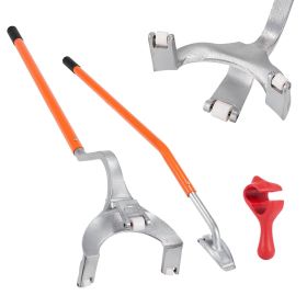 VEVOR Tire Mount Demount Tool, 22.5"-24.5" Manual Steel Tire Changer Mount Demount Removal Tool, with Extra Bead Keeper, Tubeless Truck Bead Brea