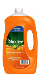 Palmolive Antibacterial Dishwashing Liquid Dish Soap, Orange 102 fl.oz.