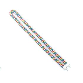 Climbing Rope Birdcage Accessory: Parrot Standing Pole Ladder Stick (Color: 100Cm)