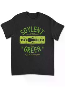 Soylent Green Horror Corporation Is People Overpopulation West Worl D182 T-shirt DAC3 (Color: Black, size: XXXL)